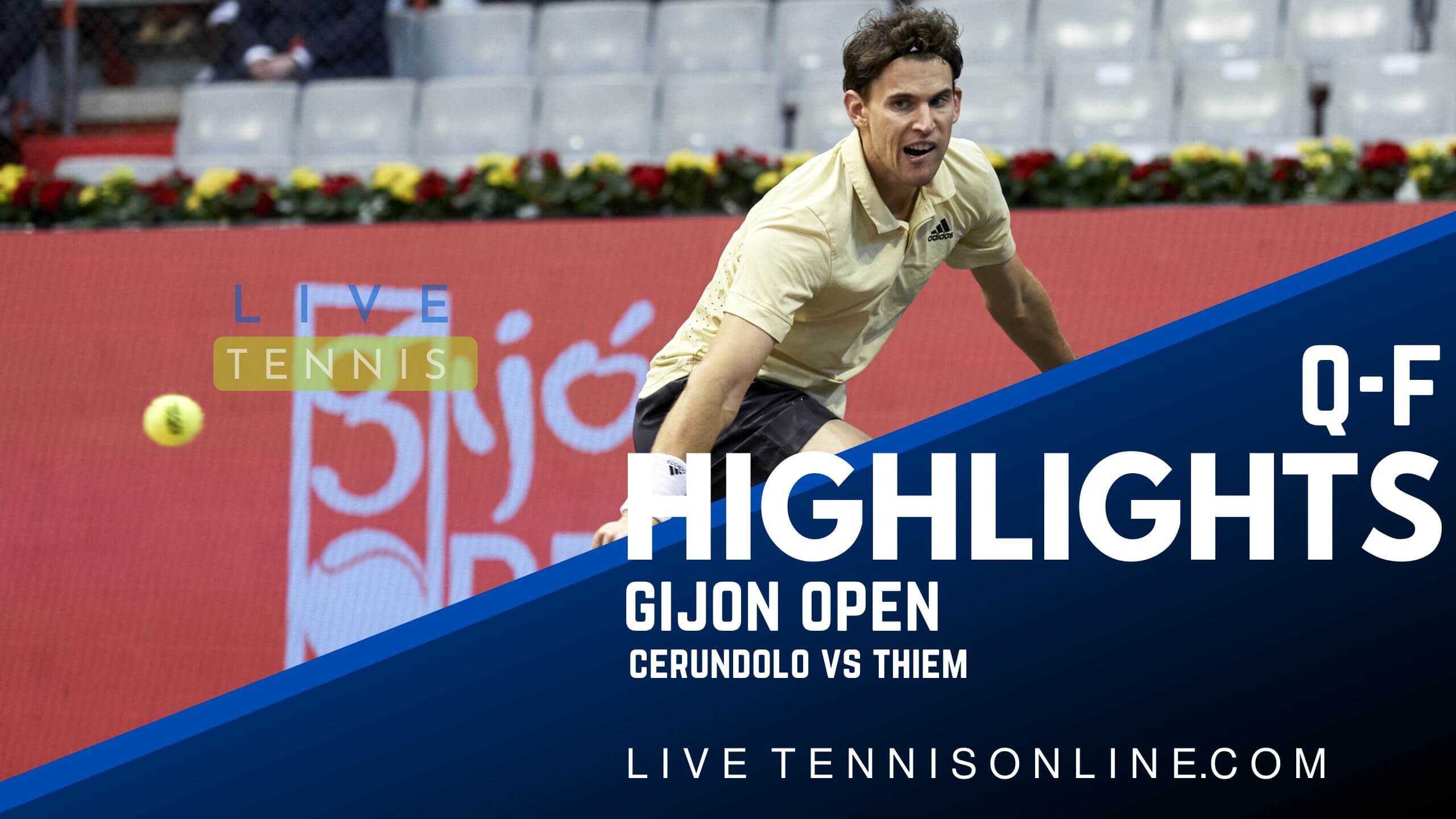 Cerundolo Vs Thiem QF Highlights 2022 Gijon Open