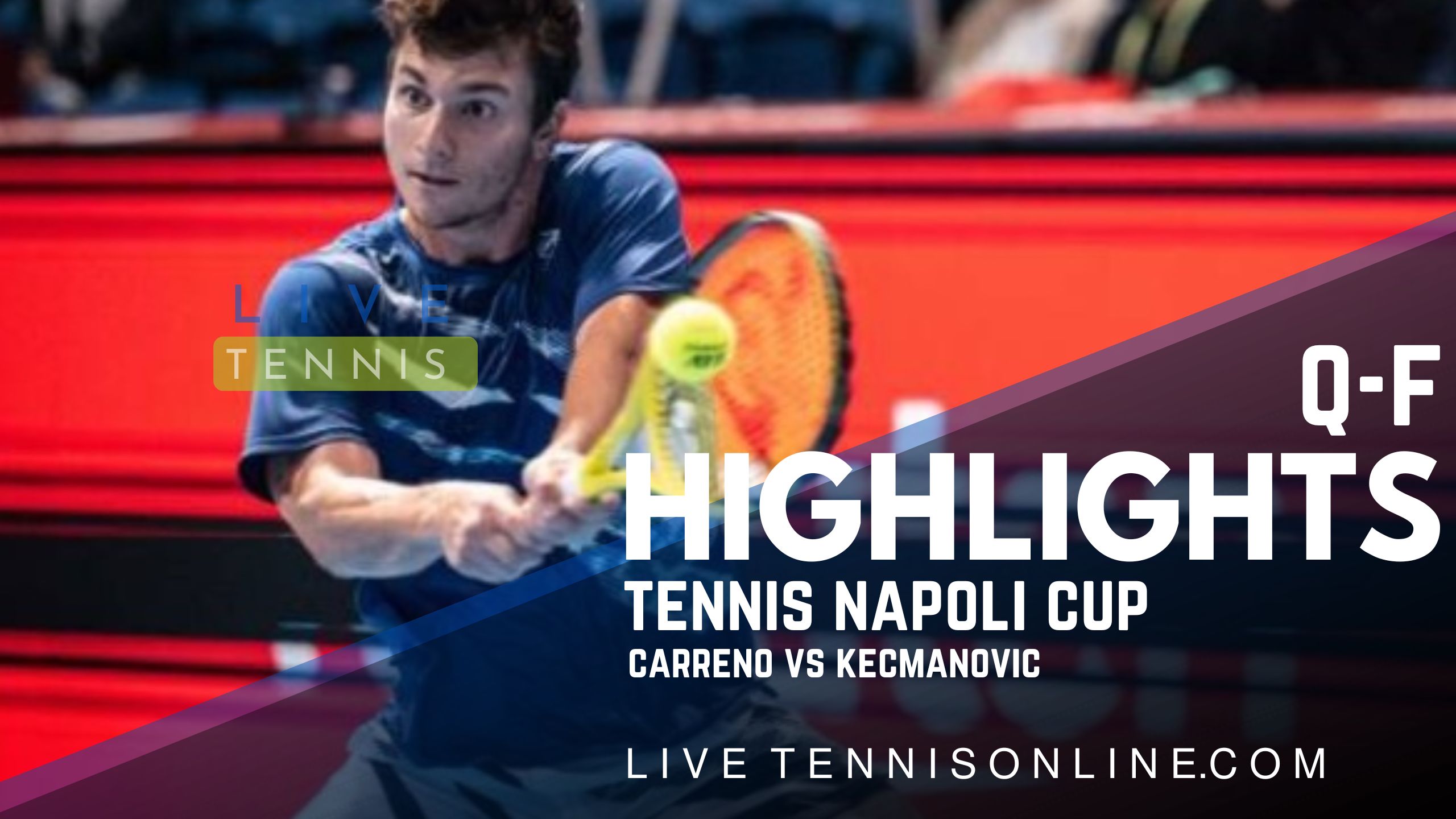 Carreno Vs Kecmanovic QF Highlights 2022 Tennis Napoli Cup