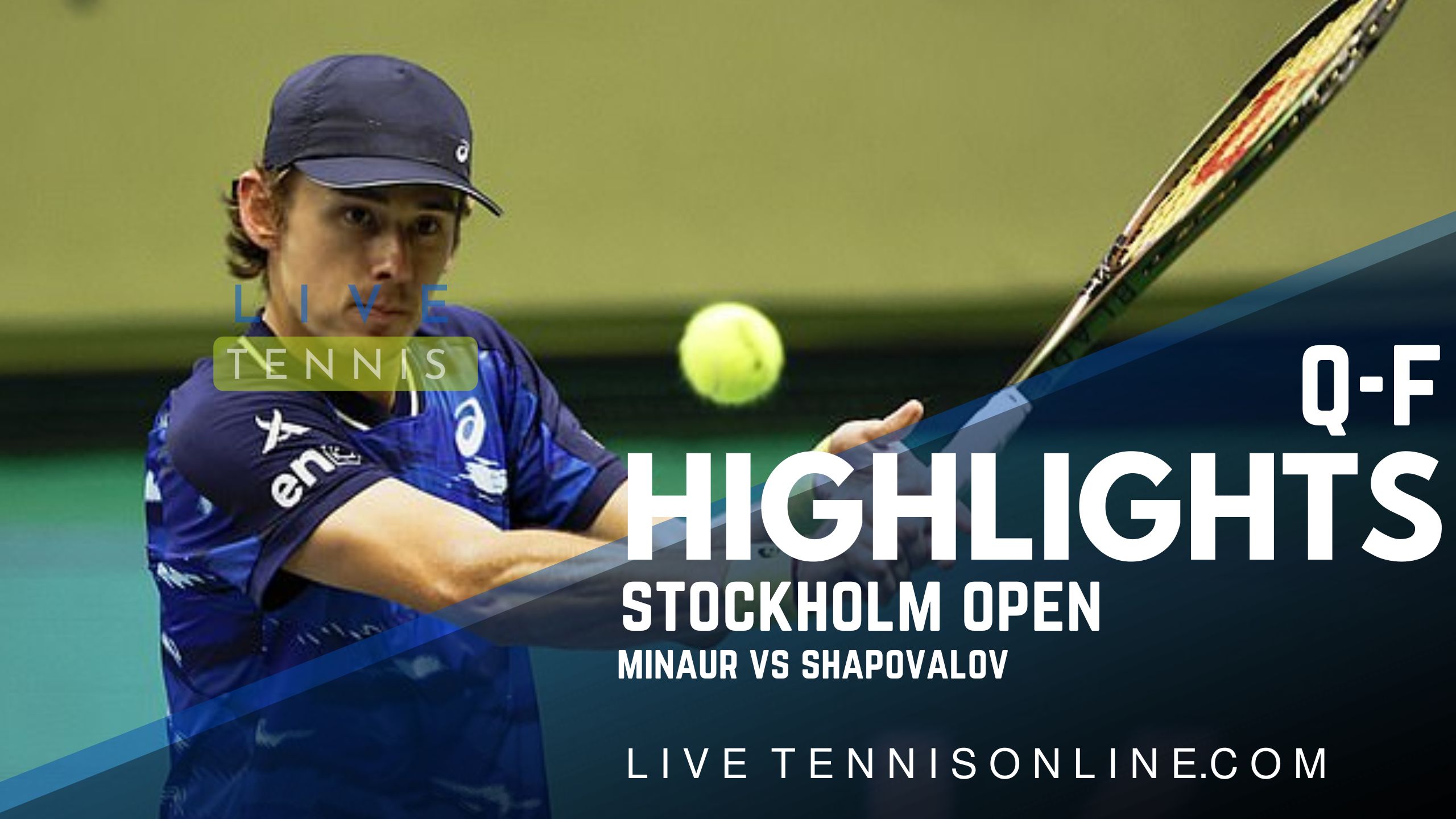 Minaur Vs Shapovalov QF Highlights 2022 Stockholm Open