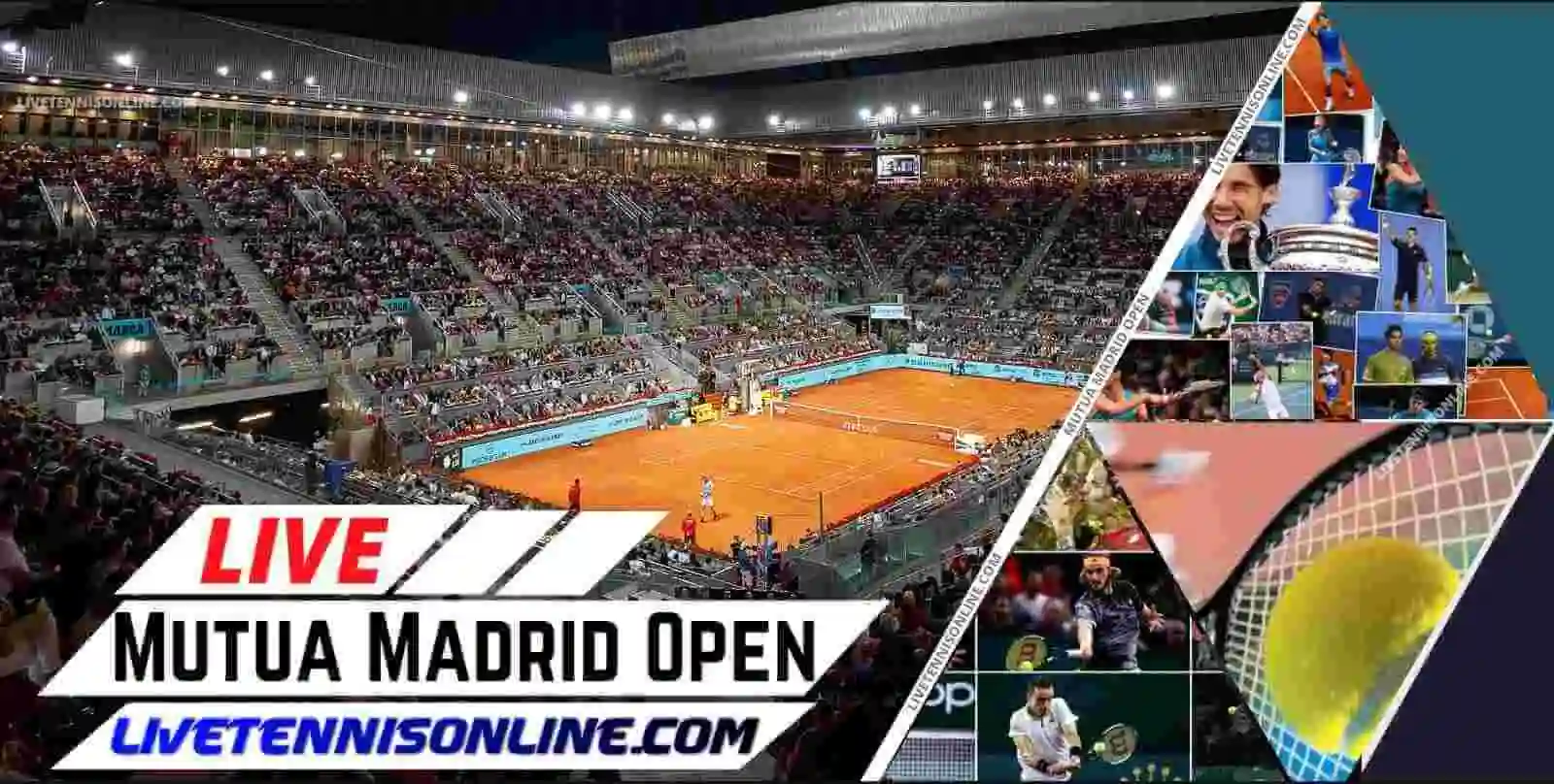 Mutua Madrid Open 2024 Live Stream Day 1