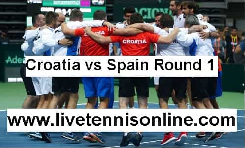 Watch Croatia Vs Spain 2017 Round 1 Davis Cup Live